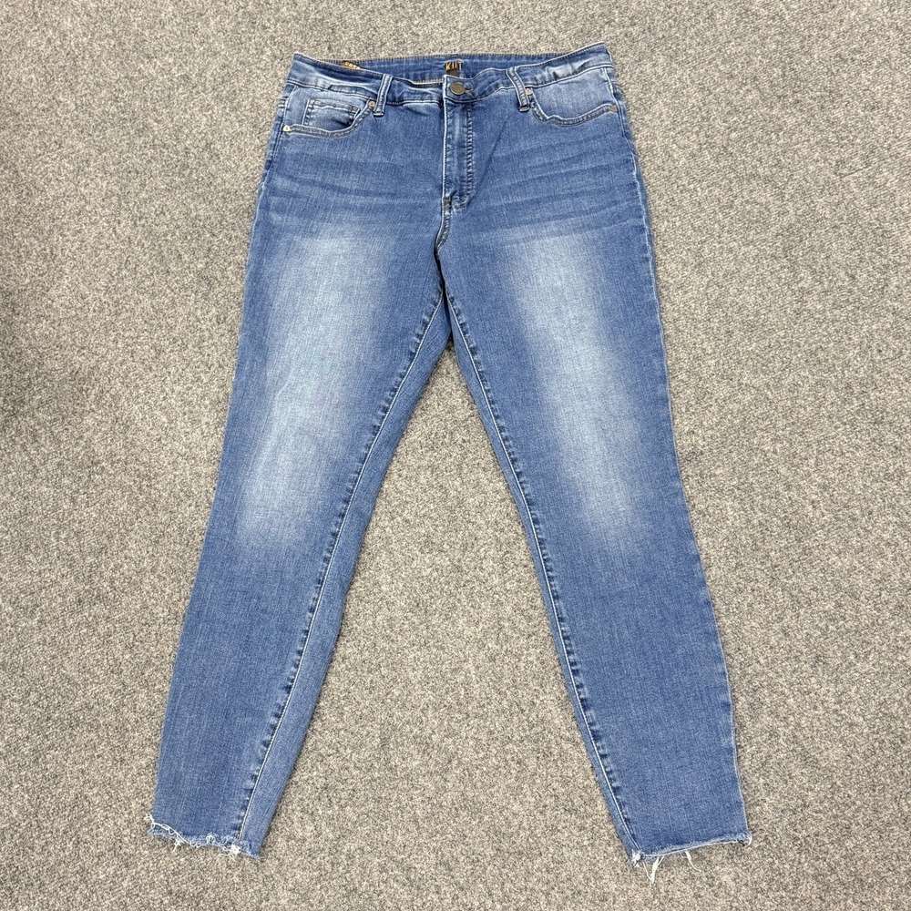 Kut From the Kloth Jeans Women's Size 10 Fab AB Crop Skinny Denim - Picture 1 of 11